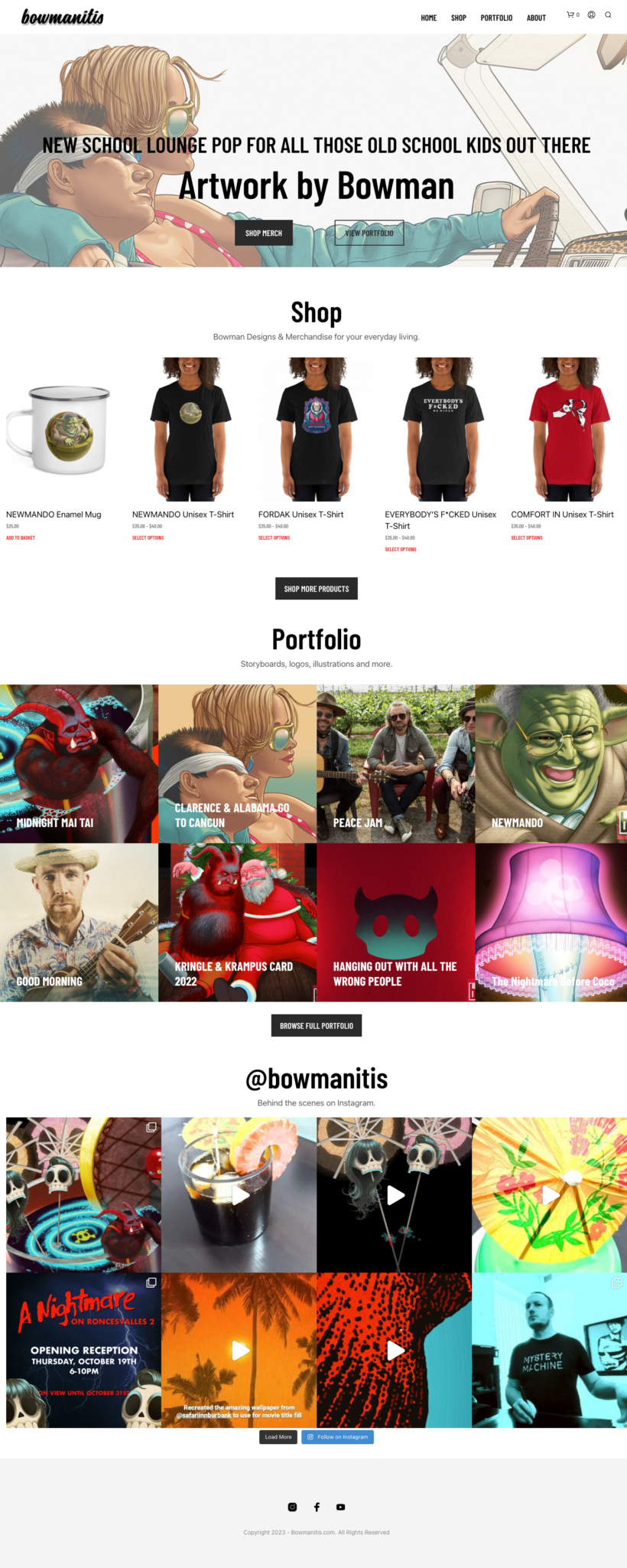 Bowmanitis website